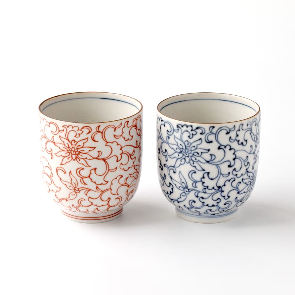 たち吉 京唐草 夫婦湯呑 | TAKASHIMAYA グルメ＆コンフォート