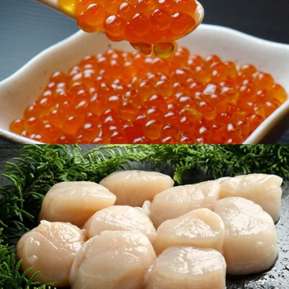 藤井水産＞ いくら醤油漬け・お刺身帆立 | TAKASHIMAYA グルメ