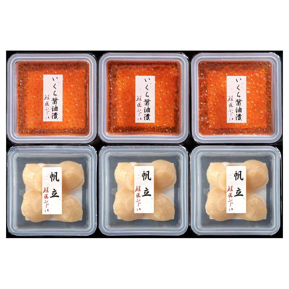 藤井水産＞ いくら醤油漬け・お刺身帆立 | TAKASHIMAYA グルメ
